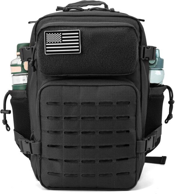 25L/35L/45L Military Tactical Backpack For Men  Daypack 3 Day Bug Out Bag Hiking Rucksack With Bottle Holder - Image 2